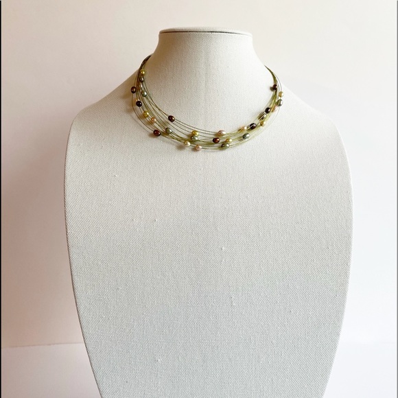 HONORA Freshwater Pearl Multi Strand Necklace - Picture 7 of 10